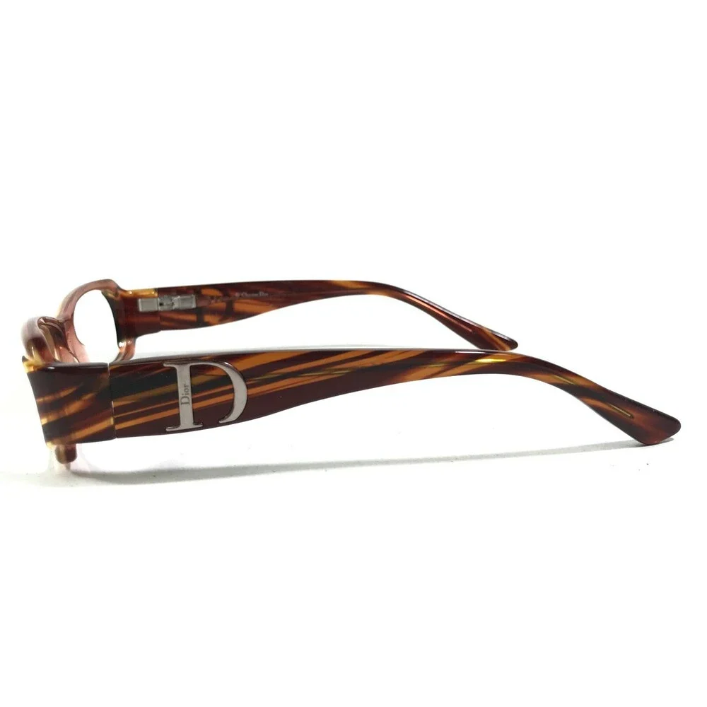 Christian Dior Eyeglasses Frames CD3144 D7N Clear Brown Wood Grain 50-15-130